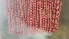 King-size Goa sausages